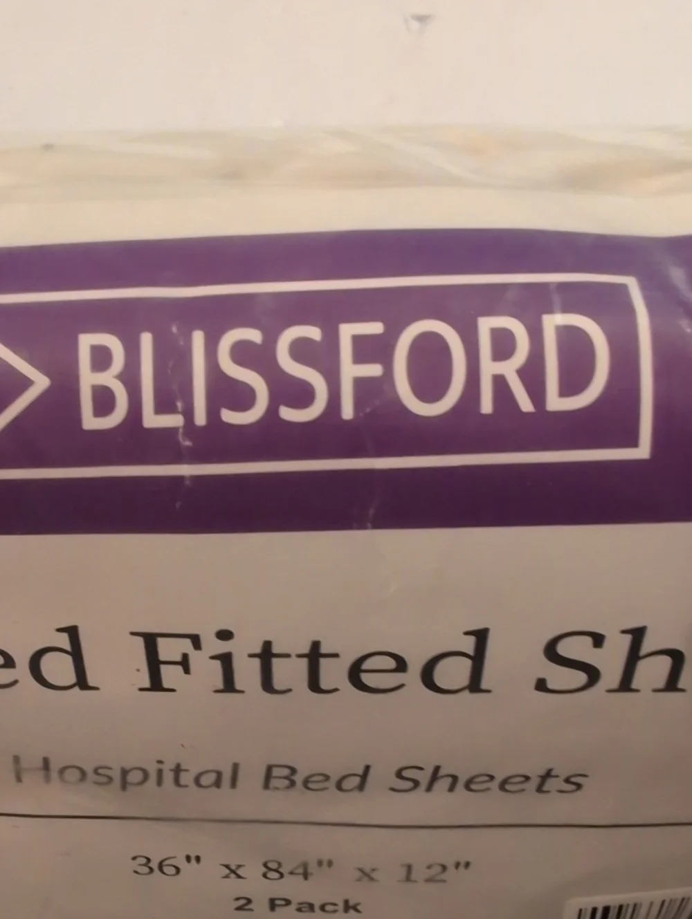 Knitted Fitted Hospital Bed Sheets - White (2 Pack)